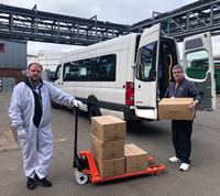 Diodes Greenock masks donation